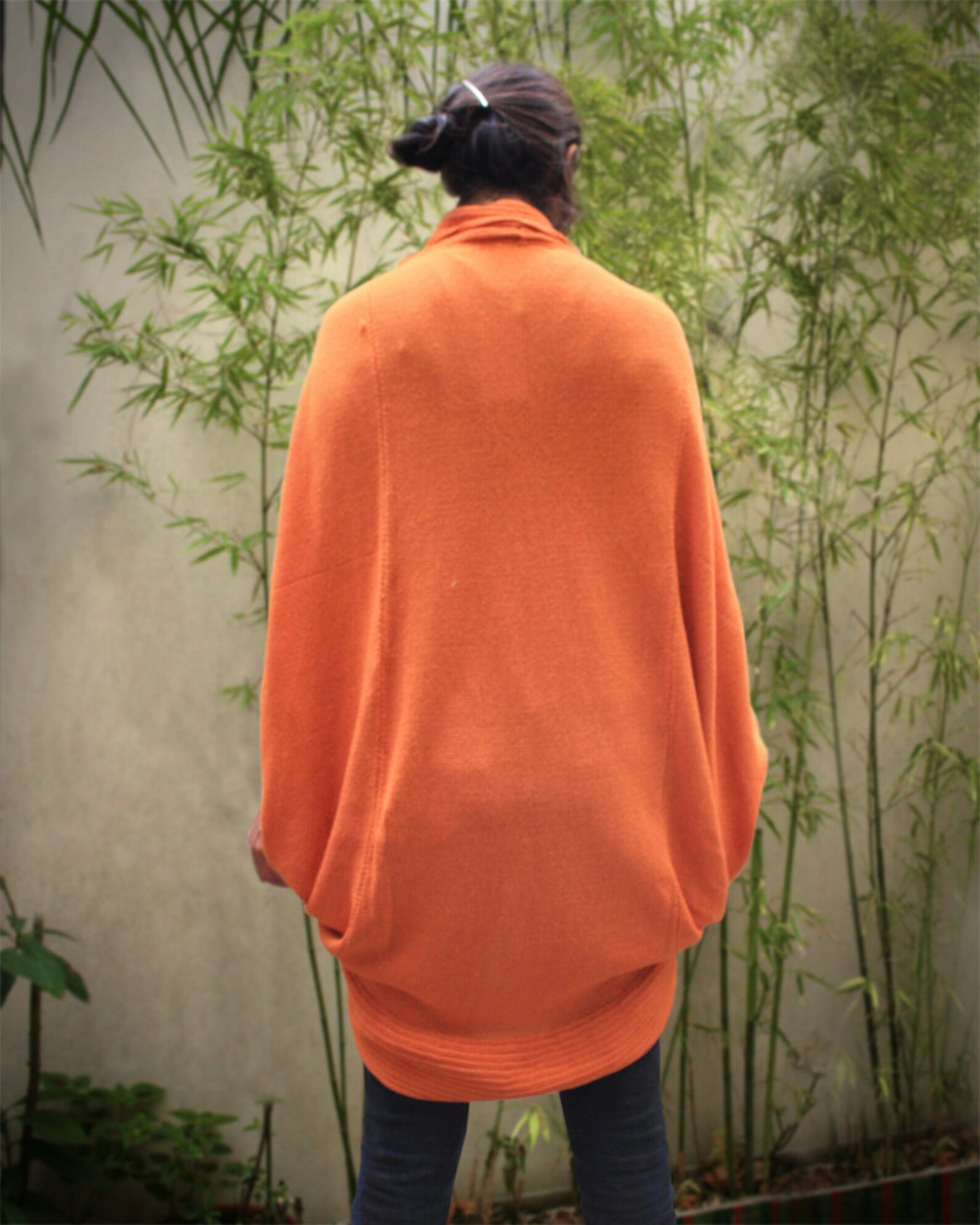 long cardigan batwing