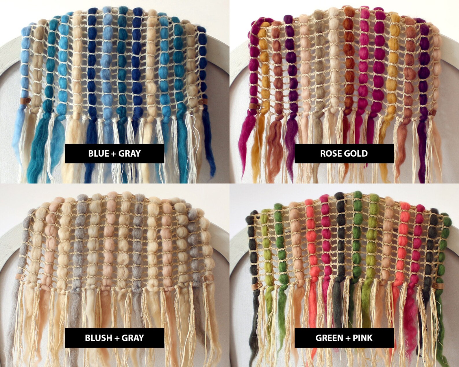 Crochet afghan for Wedding gift Blue and Gray Chunky yarn Wool Etsy