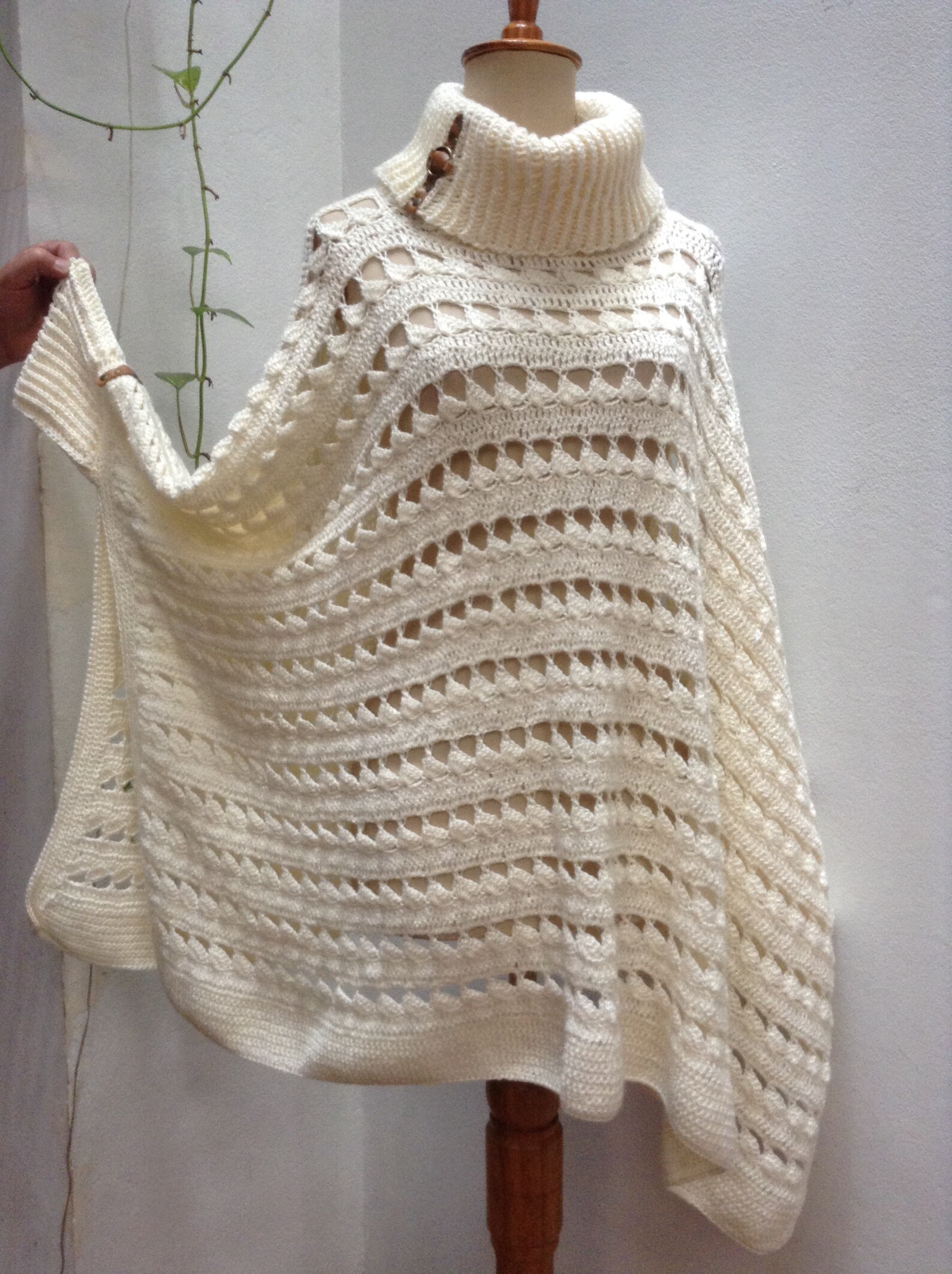 Crochet Poncho Crochet Wrap Cape Coat Crochet Cape Boho - Etsy