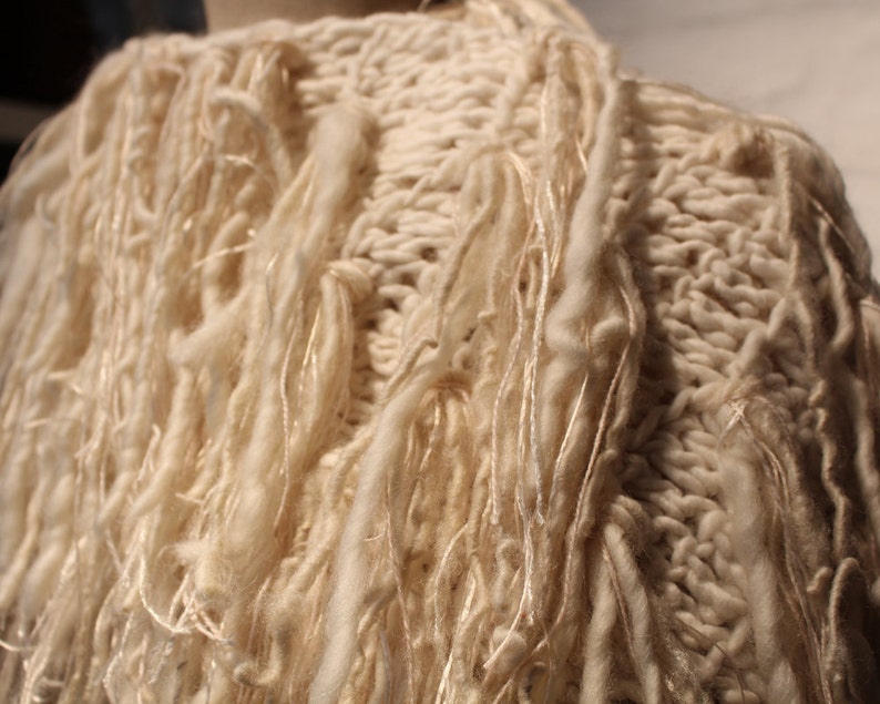 chunky fringe scarf