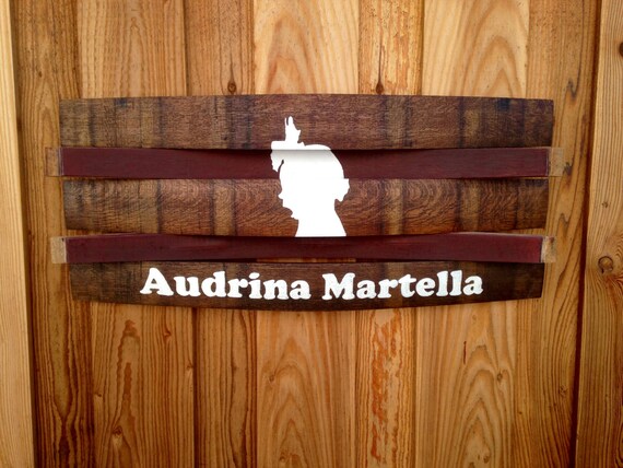 Wine Barrel Baby Silhouette Wall Decor Reclaimed Wood For Etsy