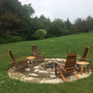 Adirondack Chair, Tables, Wine Barrel Chair, Wine Barrel Furniture , Rustic Chair, Patio Chair, Outdoor Furniture, Barrel Chair 3