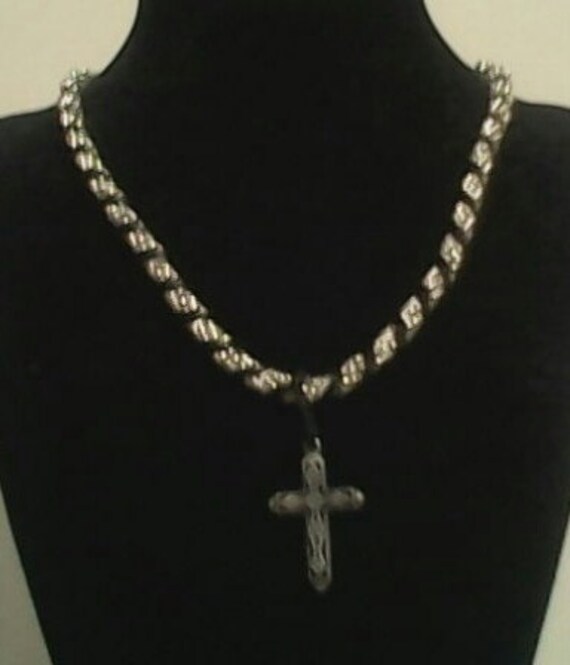 flat cross necklace