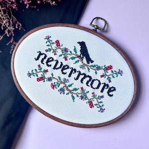 Nevermore Cross Stitch Pattern