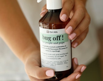 Bug Off! for People and for Dogs - an essential oil blend to harness nature's own bug repellent - Bug Spray