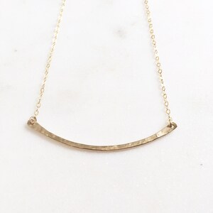 Curved Hammered Bar