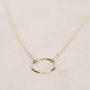 Circle Ring Necklace