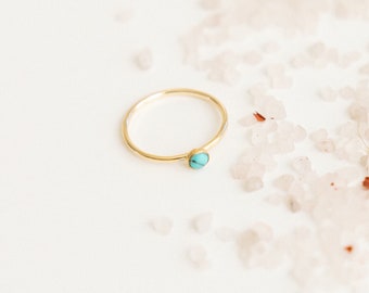 Small Turquoise Ring (4mm)