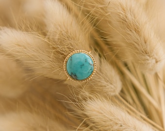 Large Turquoise Ring (12mm)