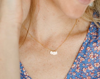 Mini Initial Charm Necklace