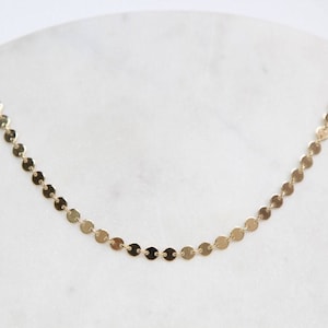 Mini Circle Gold Choker