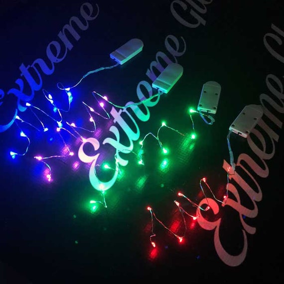 VALUE Colored or White LED Coin Cell Fairy Lights Etsy