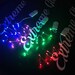 VALUE PACK Colored or White LED Coin Cell Fairy Lights - strings of 10 Fairy Lights 39' or 20' wire.  Batteries included and replaceable. 