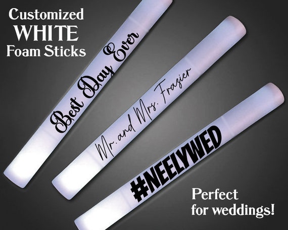 Wedding Glow Sticks Multiple-mode Custom LED Foam Sticks -  Israel