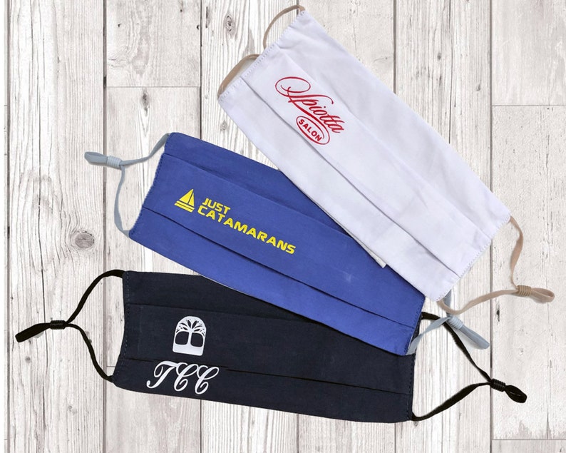 BULK Customized Face Masks for Small Businesses or Events. You Etsy