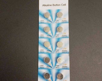 10 Pack of AG13 Batteries - replacement batteries for some of our LED items.