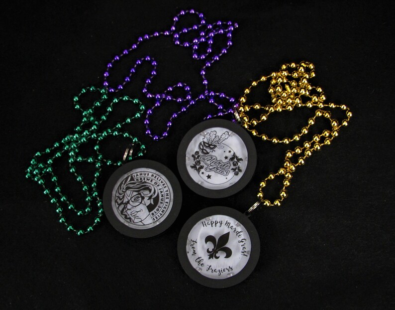 mardi gras medallions