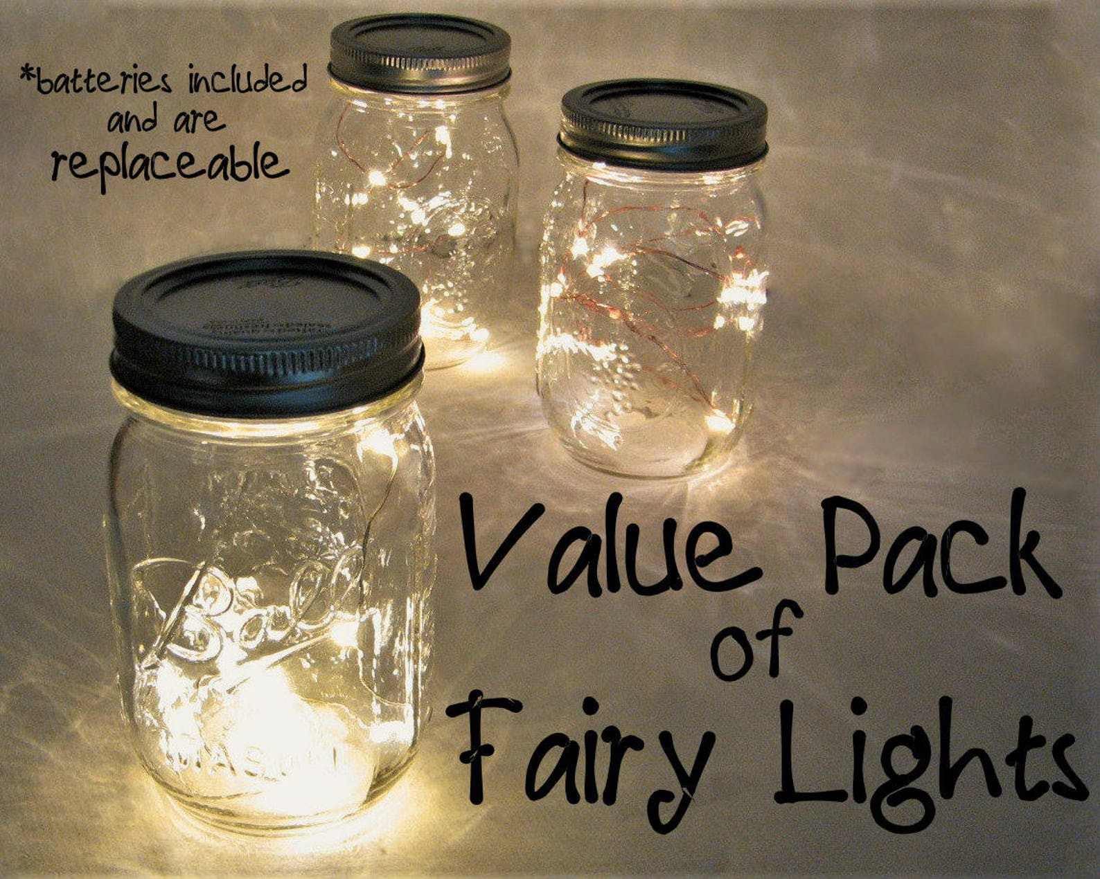 VALUE PACK Fairy Lights with replaceable batteries. You pick Etsy