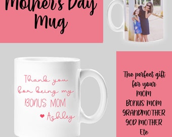 MOTHER'S DAY Customized Photo Ceramic Mug - Include your picture and/or text!