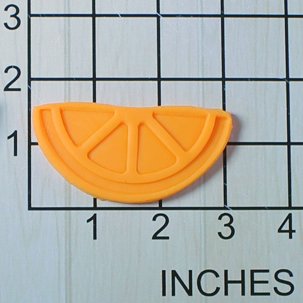 Lemon Orange Wedge Fondant Cookie Cutter AND Stamp #1561