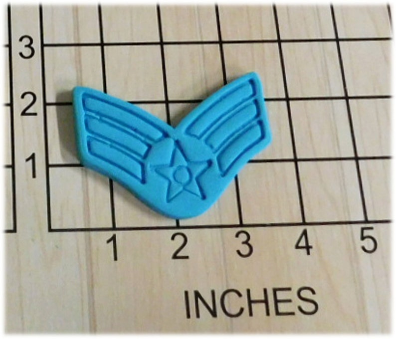 US Air Force Senior Airman Cookie Cutter and Stamp #1056