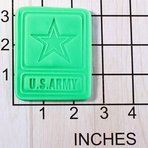 U.S. Army Logo Shaped Fondant Cookie Cutter and Stamp #1522