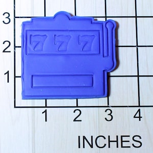 Casino Slots Machine Fondant Cookie Cutter and Stamp #1492