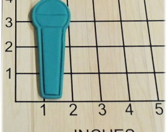 Singer Microphone Fondant Cookie Cutter and Stamp #1376