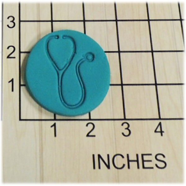 Doctors Stethoscope Fondant Cookie Cutter and Stamp #1392