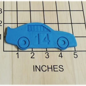 Race Car with Changeable Number Set Cookie Cutter #1191