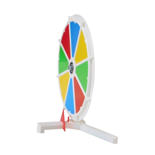 8 Inch Dry Erase Prize Wheel with Desktop Stand