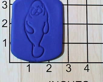 Manatee Fondant Cookie Cutter AND Stamp #1622