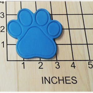Paw Print Shaped Fondant Cookie Cutter and Stamp #1158