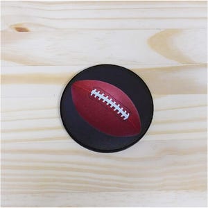 Football Coaster set of 4 with holder