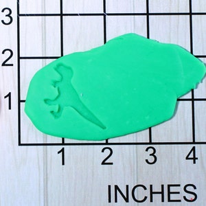 T Rex Dinosaur Shape Cupcake Size Fondant Decorating Stamp and Handle #1478