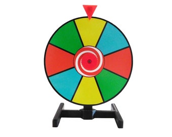 6 Inch Dry Erase Prize Wheel with Desktop Stand