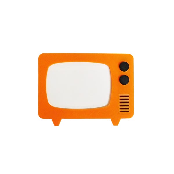 Mid Century Modern TV Picture Frame | 3D Printed Retro Television Decor | Holds 4x6 or 5x7 Photo | Vintage Style Frame | Unique Gift Idea