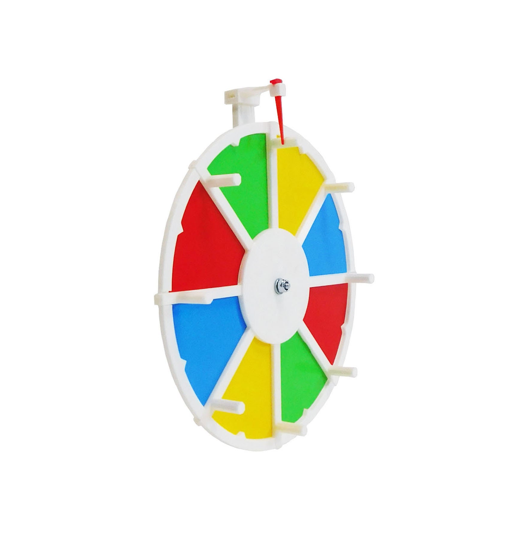 Prize Wheel 12 inch Spinning Dry Erase Color Face Desktop Spinner