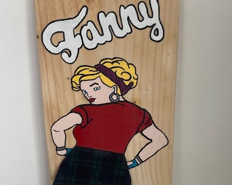 Fanny - Petit bonhomme en bois