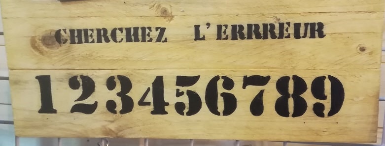 Erratum - Le Penseur de Rondin Petit Bonhomme en Bois