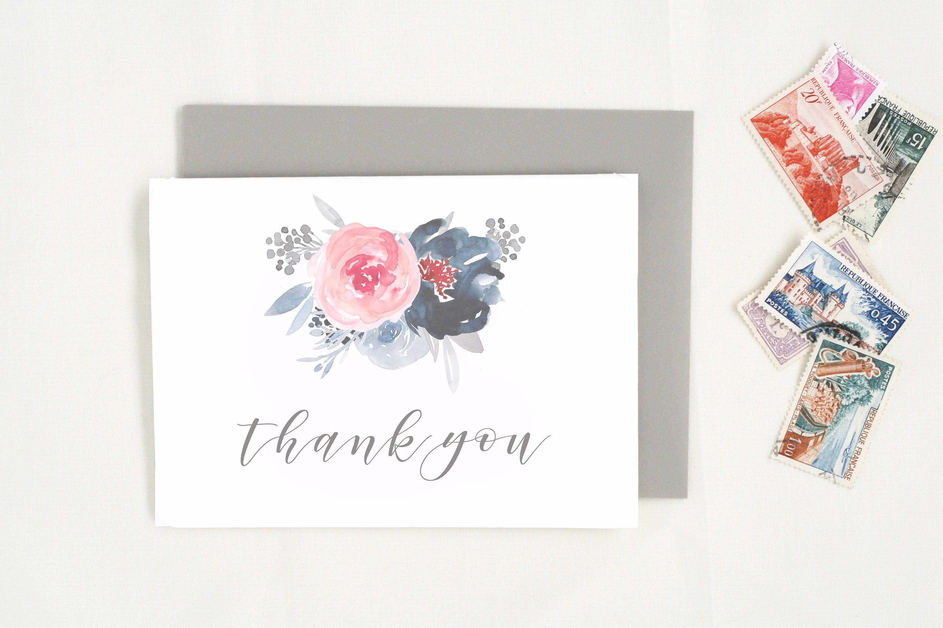 Thank You Wedding Shower Cards Bridal 50