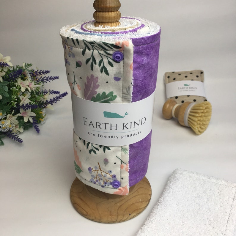 Unpaper towels reusable kitchen roll washable wipes zero Etsy