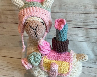 Crochet Llama Amigurumi Toy