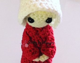 Handmaid's Tale style Crochet Doll / Praise Be / Made to Order