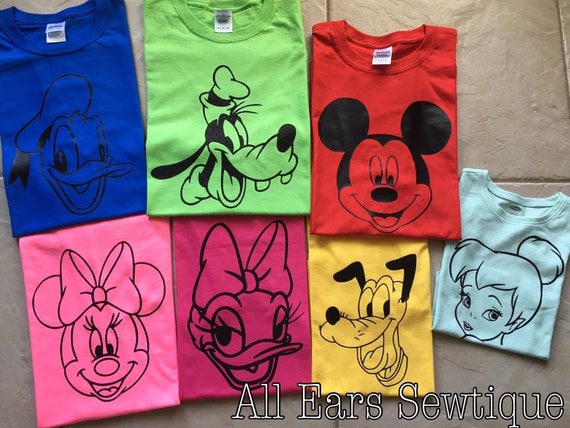 disney character family shirts