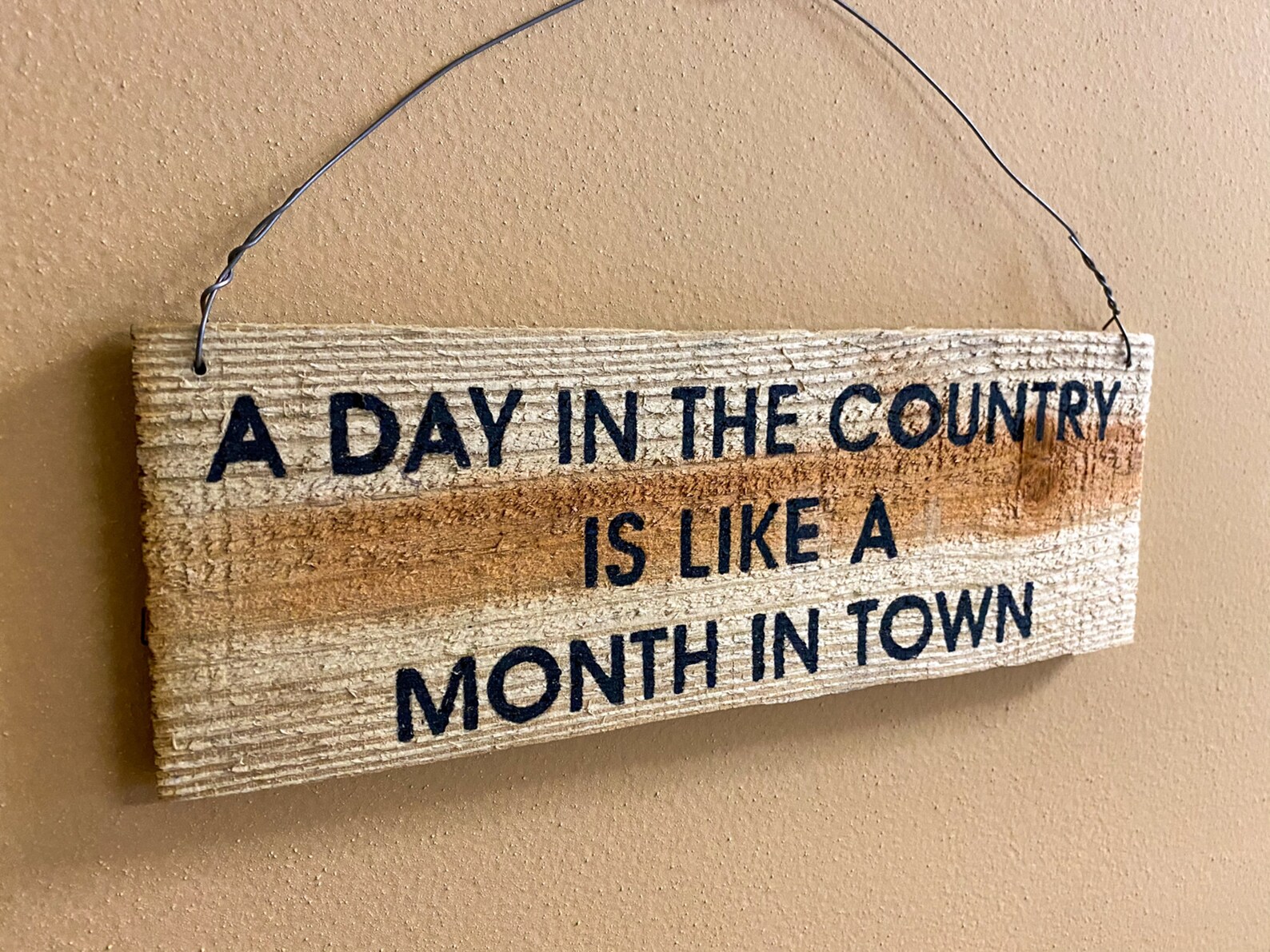 Wood Sign Home Decor Wall Hanging Wall Art Custom Quote Sign Etsy