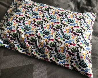 Items Similar To Handmade I Love Bacon Pillow Case Brown And Pink