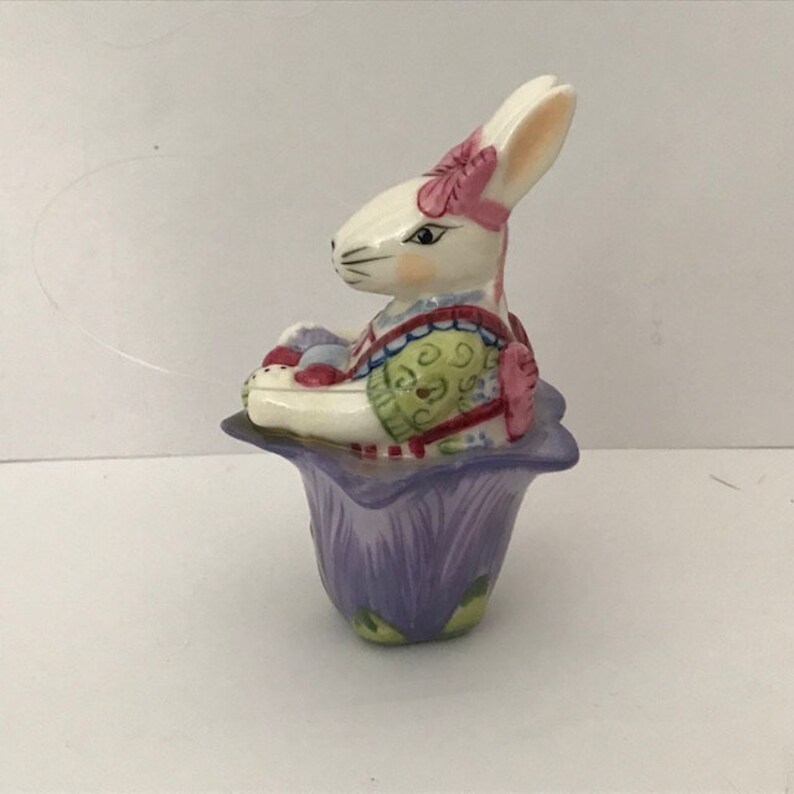 Vintage Villeroy & Boch Easter Rabbit Porcelain Ornament Etsy