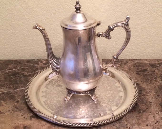 Wm Rogers 800 Tea Pot Silver Tea Pot Antique Tea Pot Silver Etsy