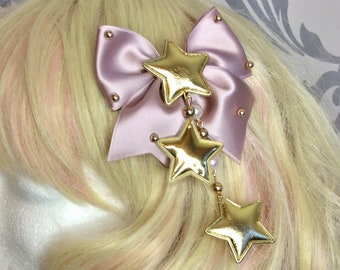 3 Pcs Lolita Girls Star Cats Starry Starlit Sky Blue Hair Clip Hair Pin Gift New 3 Pcs Lolita Girls Star Cats Starry Starlit Sky Blue Hair Clip Hair Pin Gift New